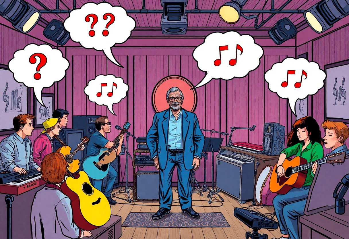 Brainstorm 20 questions I could ask a prominent figure in the world of music